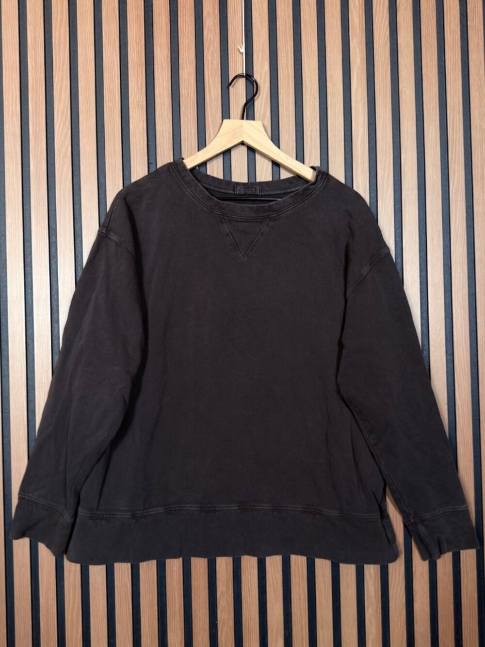 CP Shade Sweatshirt Large Womens Brown Fleece Pullover Crewneck Sweater